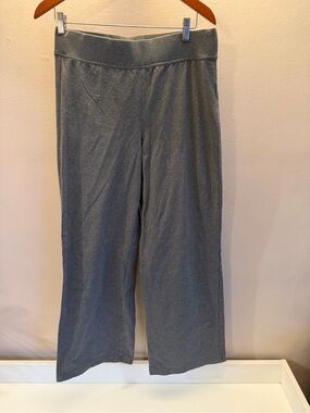 Wide Leg Lounge Pants in Heather Gray medium